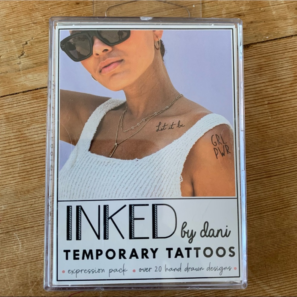 Inked Dani X Anthro New Expressions Temp Tattoo